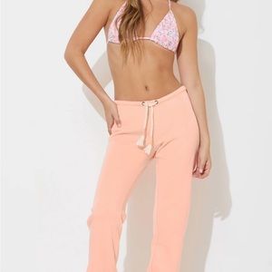 NWT Ocean drive sweatpants in Melon. Size large